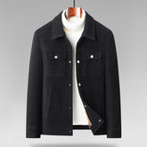 Casual Menswear Warm Fleece Lined Coat